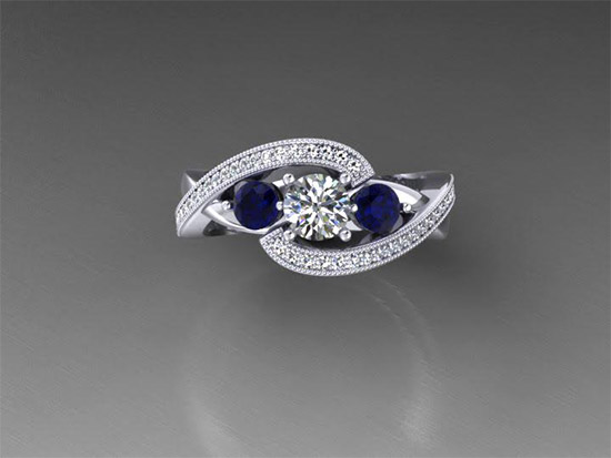 K Scott Jewelers Custom Ring Designs Prototype